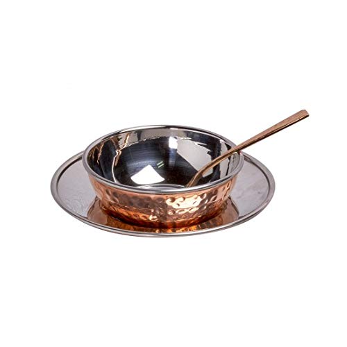COPPER STEEL SOUP BOWL SET