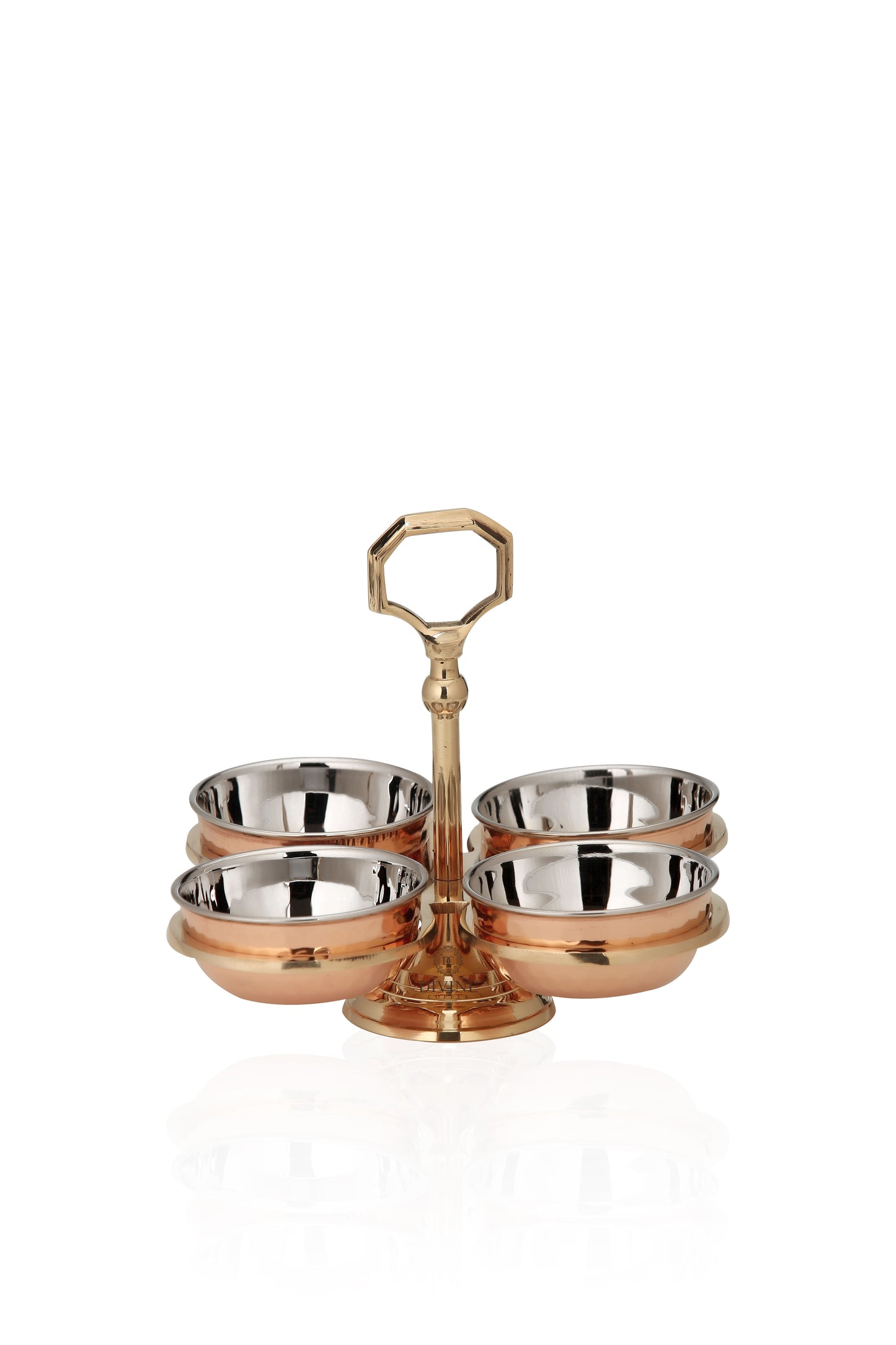COPPER STEEL PICKLE SET 4 PC'S