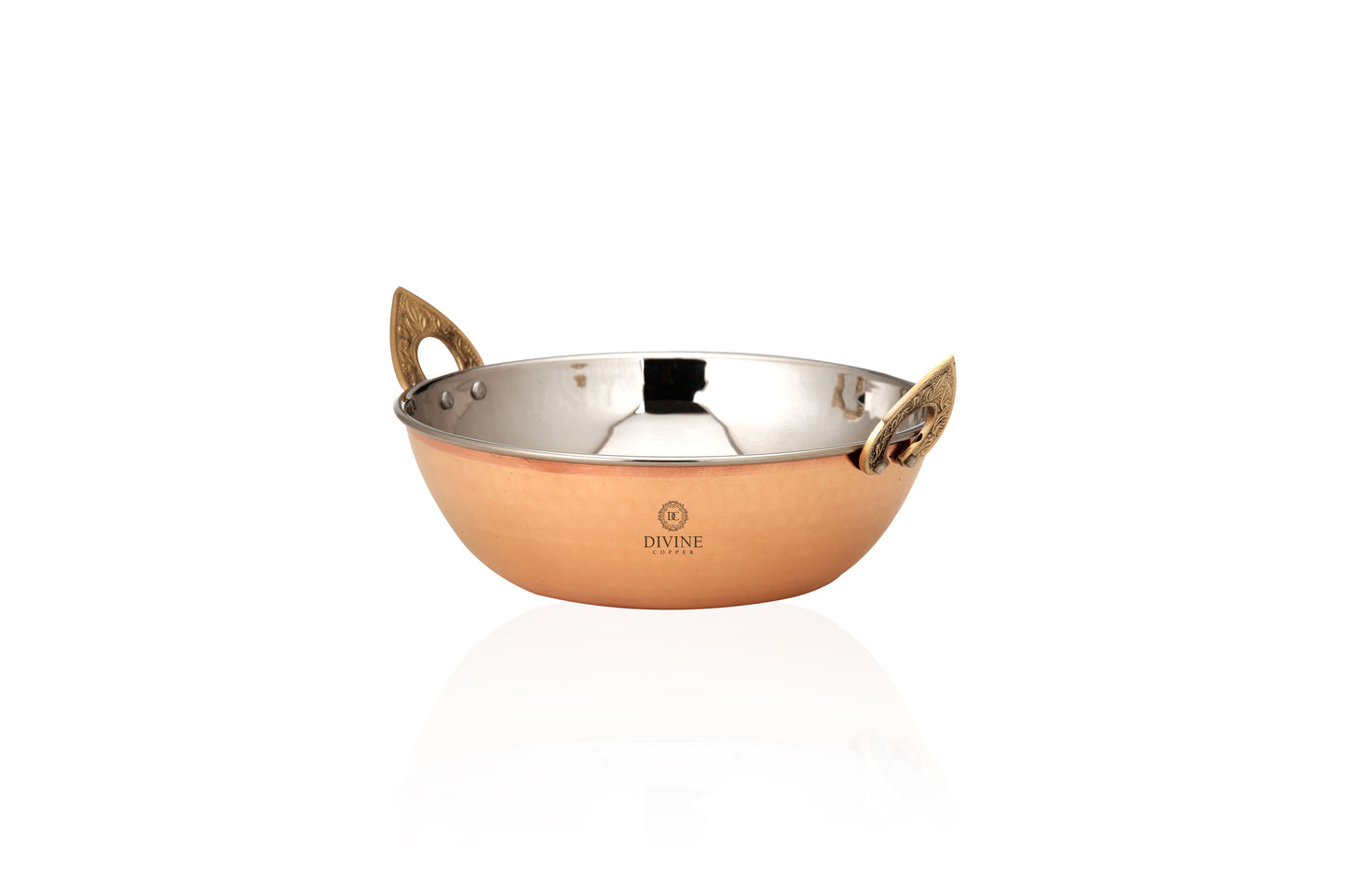 COPPER STEEL KADHAI