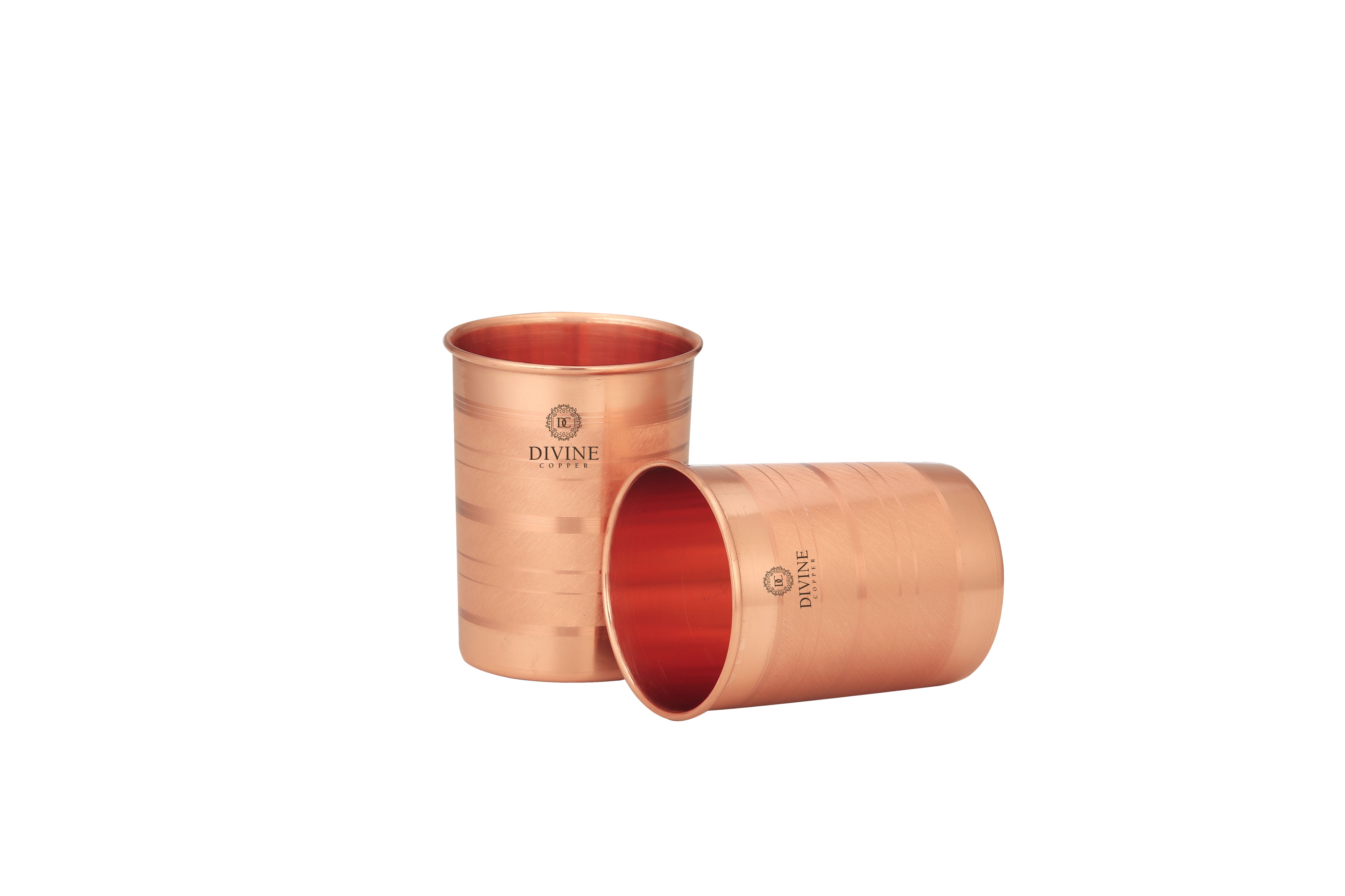 PURE COPPER LUXURY GLASS PACK OF 2 GIFT PACK