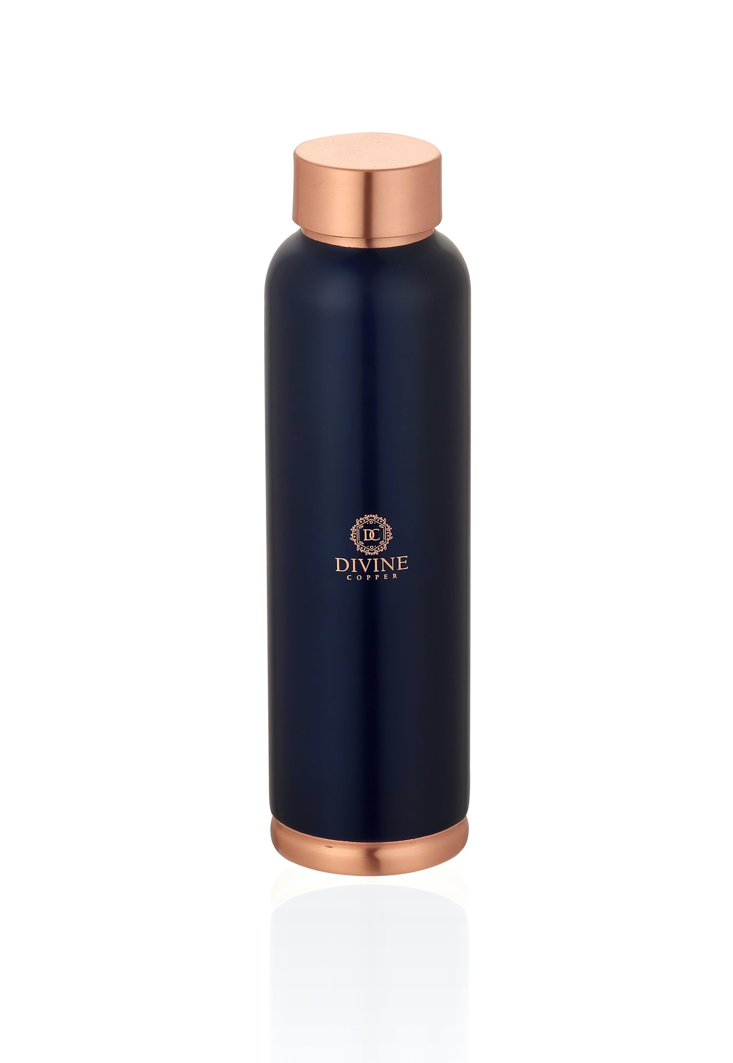 Oreo blue copper bottle with Free Jute carry bag